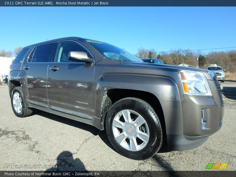 Mocha Steel Metallic / Jet Black 2011 GMC Terrain SLE AWD