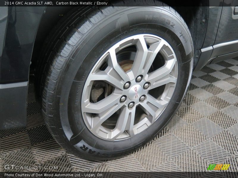 Carbon Black Metallic / Ebony 2014 GMC Acadia SLT AWD