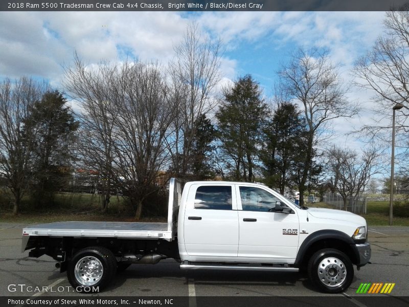 Bright White / Black/Diesel Gray 2018 Ram 5500 Tradesman Crew Cab 4x4 Chassis