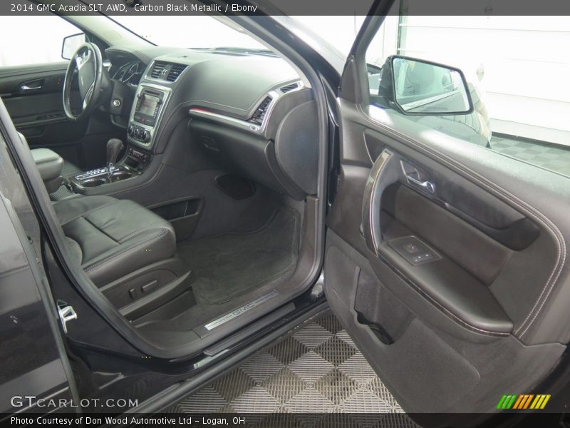 Carbon Black Metallic / Ebony 2014 GMC Acadia SLT AWD