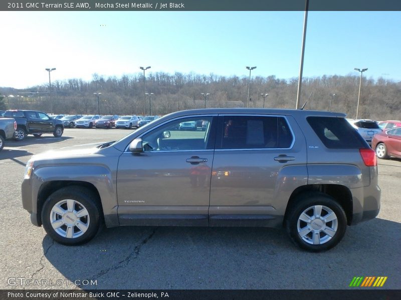 Mocha Steel Metallic / Jet Black 2011 GMC Terrain SLE AWD