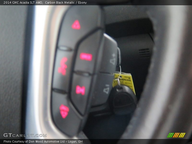 Carbon Black Metallic / Ebony 2014 GMC Acadia SLT AWD