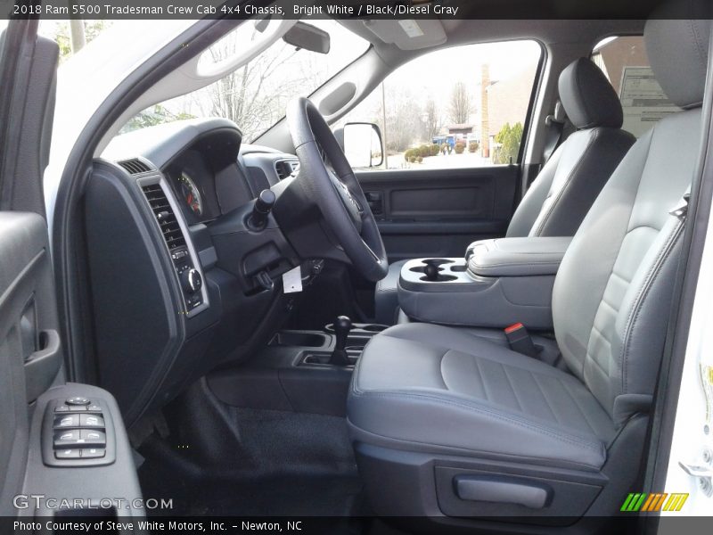 Bright White / Black/Diesel Gray 2018 Ram 5500 Tradesman Crew Cab 4x4 Chassis