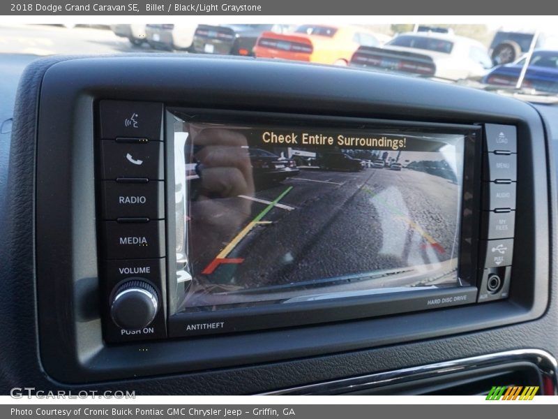 Billet / Black/Light Graystone 2018 Dodge Grand Caravan SE