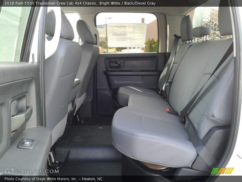 Bright White / Black/Diesel Gray 2018 Ram 5500 Tradesman Crew Cab 4x4 Chassis