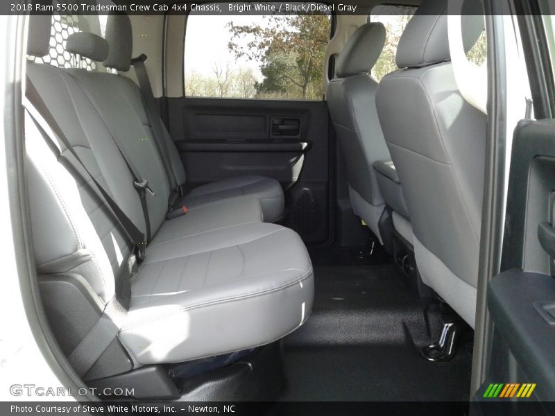 Bright White / Black/Diesel Gray 2018 Ram 5500 Tradesman Crew Cab 4x4 Chassis