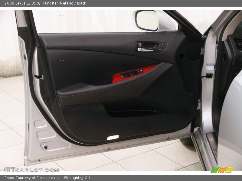 Tungsten Metallic / Black 2008 Lexus ES 350