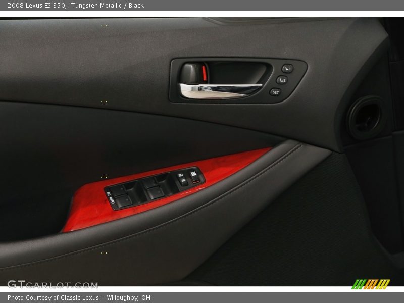 Tungsten Metallic / Black 2008 Lexus ES 350