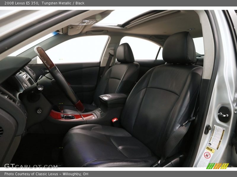 Tungsten Metallic / Black 2008 Lexus ES 350