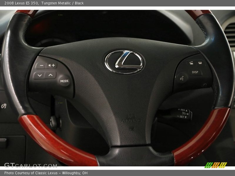 Tungsten Metallic / Black 2008 Lexus ES 350