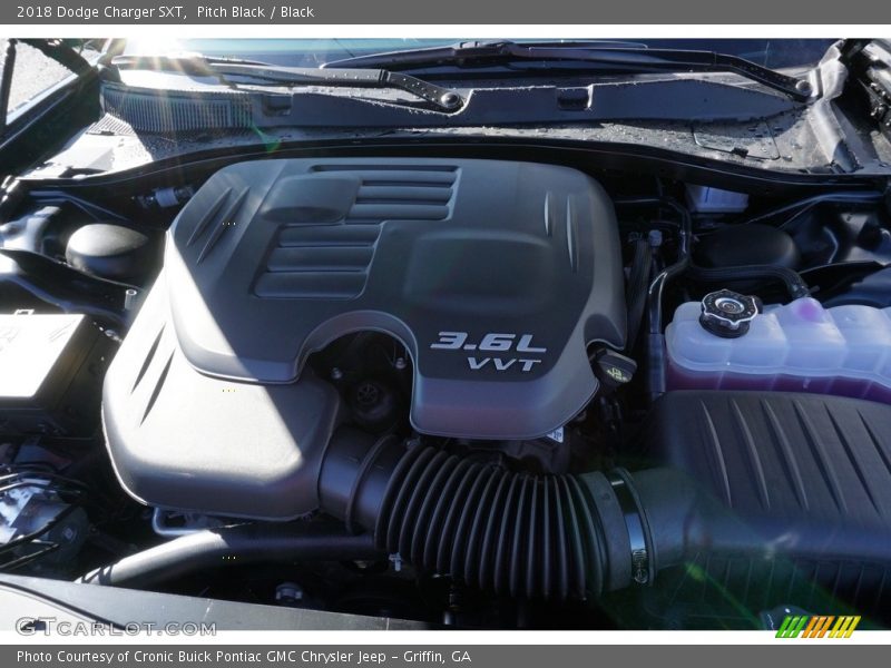 Pitch Black / Black 2018 Dodge Charger SXT