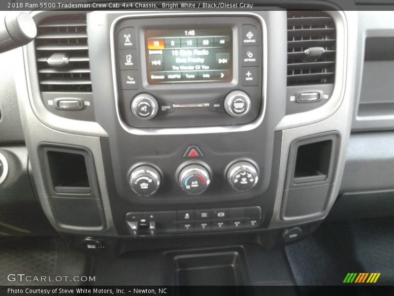 Bright White / Black/Diesel Gray 2018 Ram 5500 Tradesman Crew Cab 4x4 Chassis