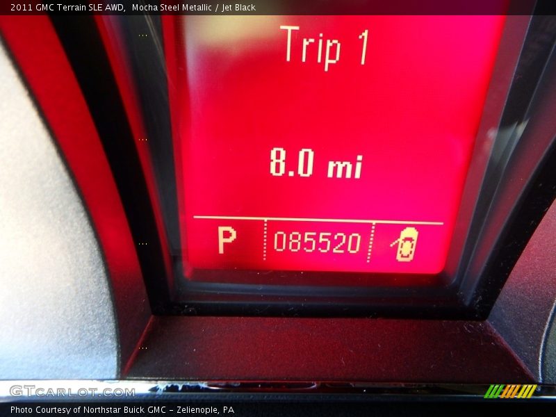 Mocha Steel Metallic / Jet Black 2011 GMC Terrain SLE AWD