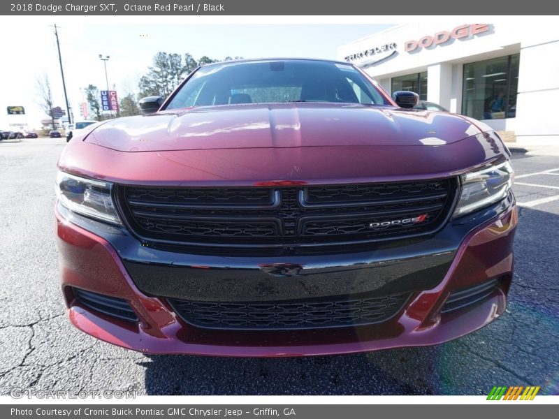 Octane Red Pearl / Black 2018 Dodge Charger SXT