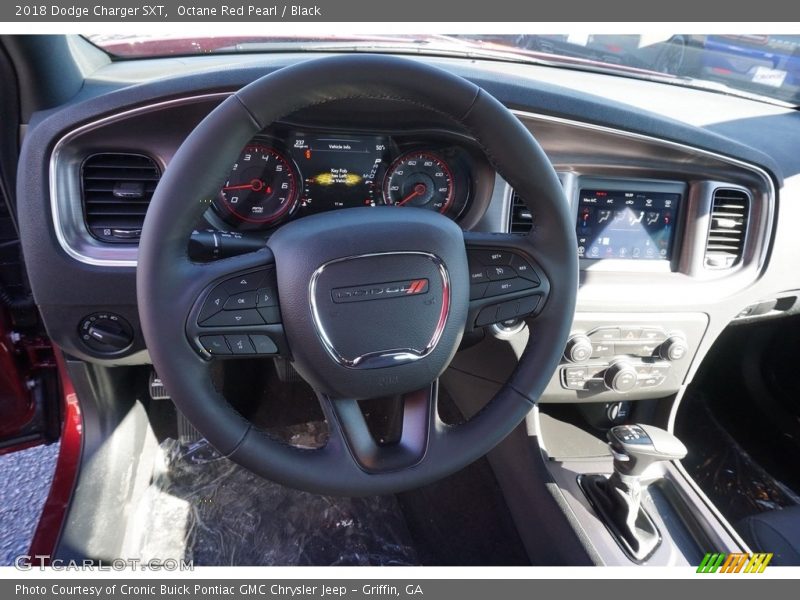 Octane Red Pearl / Black 2018 Dodge Charger SXT