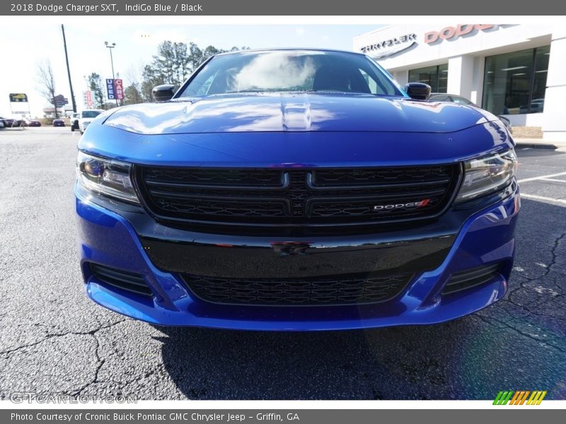 IndiGo Blue / Black 2018 Dodge Charger SXT