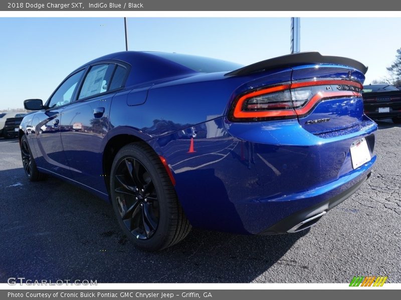 IndiGo Blue / Black 2018 Dodge Charger SXT