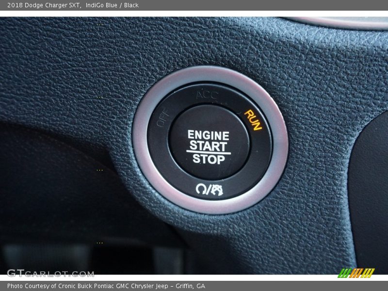 IndiGo Blue / Black 2018 Dodge Charger SXT