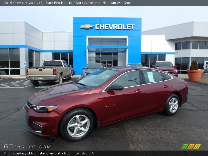 Butte Red Metallic / Dark Atmosphere/Medium Ash Gray 2016 Chevrolet Malibu LS