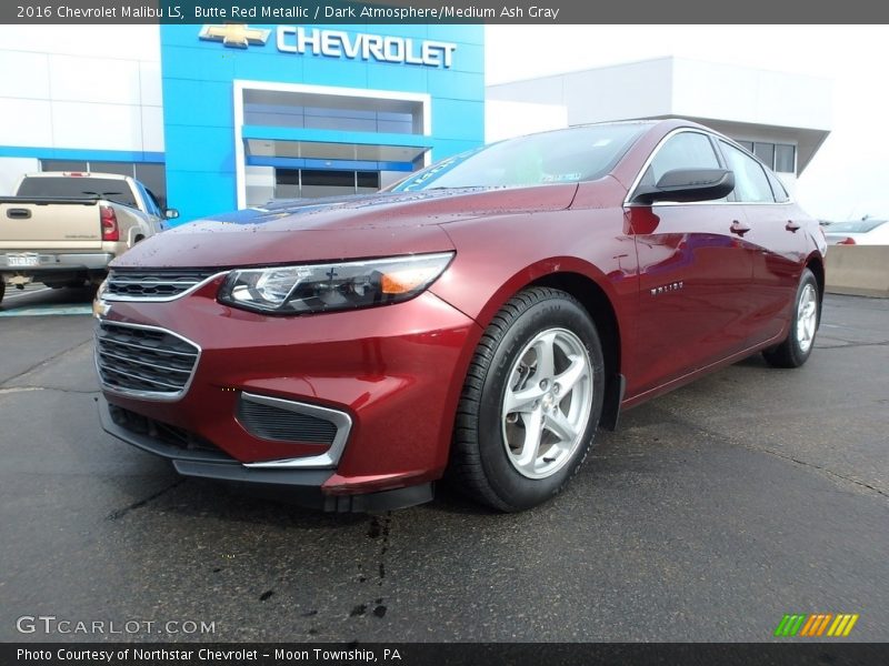 Butte Red Metallic / Dark Atmosphere/Medium Ash Gray 2016 Chevrolet Malibu LS