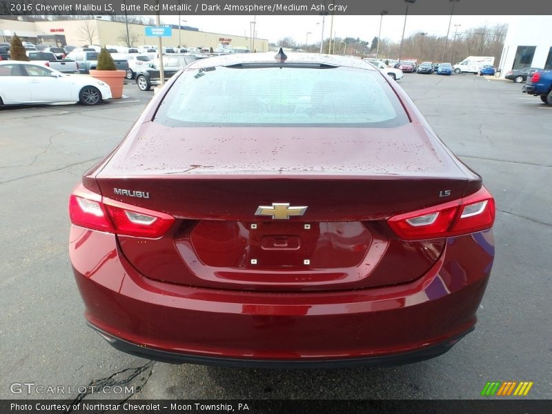 Butte Red Metallic / Dark Atmosphere/Medium Ash Gray 2016 Chevrolet Malibu LS