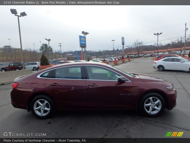 Butte Red Metallic / Dark Atmosphere/Medium Ash Gray 2016 Chevrolet Malibu LS