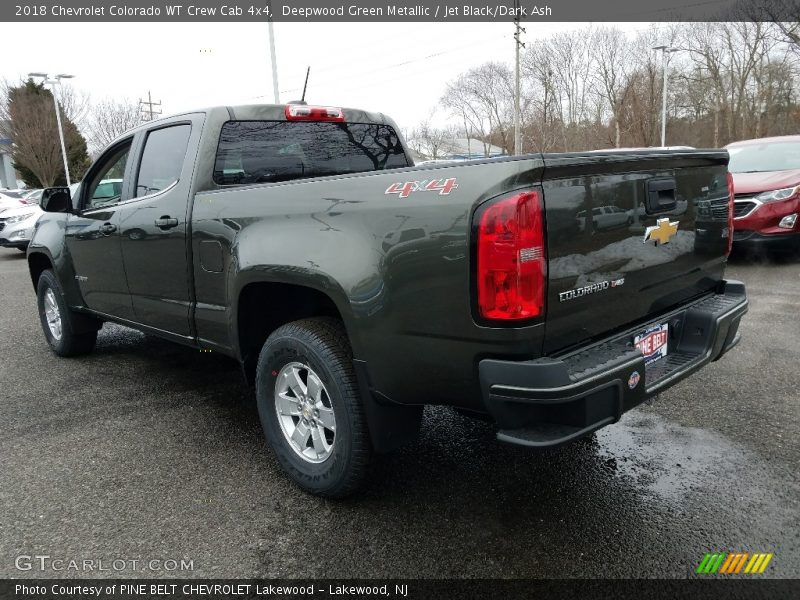 Deepwood Green Metallic / Jet Black/Dark Ash 2018 Chevrolet Colorado WT Crew Cab 4x4