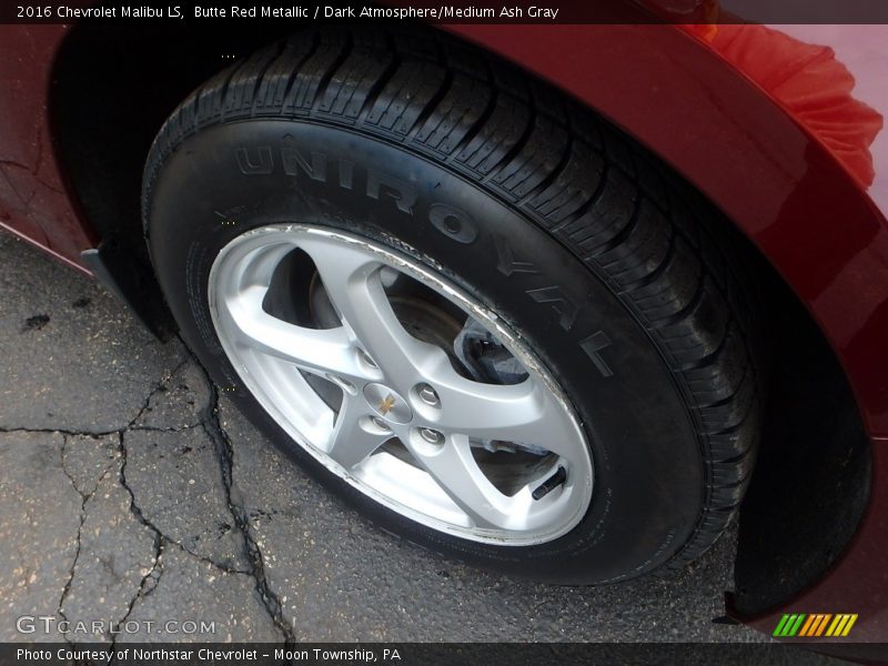 Butte Red Metallic / Dark Atmosphere/Medium Ash Gray 2016 Chevrolet Malibu LS