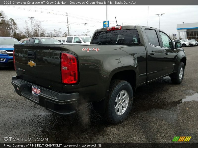 Deepwood Green Metallic / Jet Black/Dark Ash 2018 Chevrolet Colorado WT Crew Cab 4x4