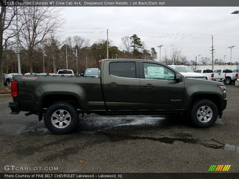 Deepwood Green Metallic / Jet Black/Dark Ash 2018 Chevrolet Colorado WT Crew Cab 4x4