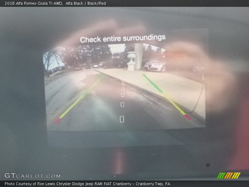 Alfa Black / Black/Red 2018 Alfa Romeo Giulia Ti AWD