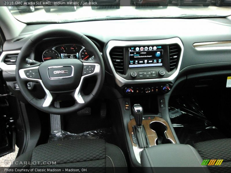 Iridium Metallic / Jet Black 2018 GMC Acadia SLE AWD