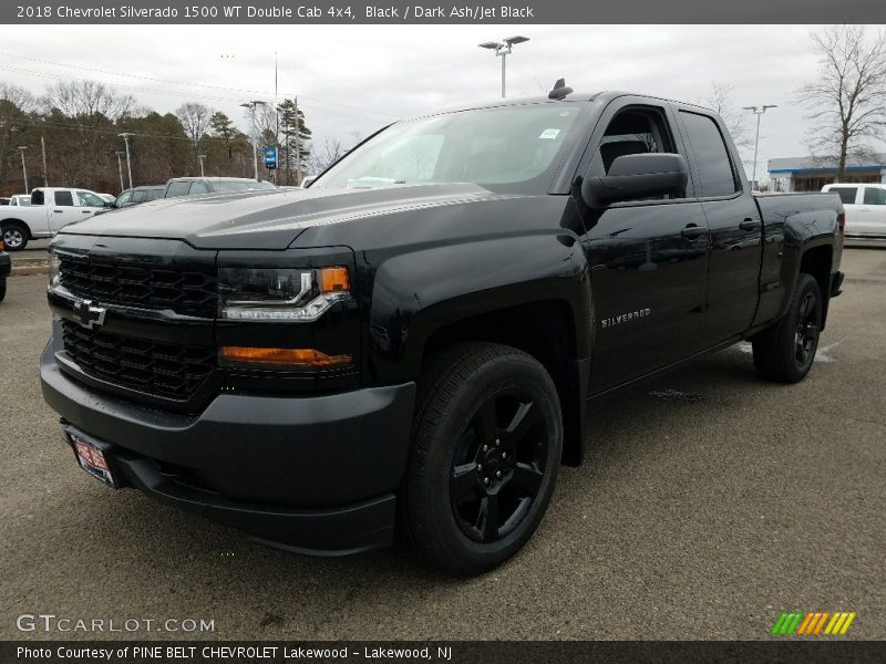 Black / Dark Ash/Jet Black 2018 Chevrolet Silverado 1500 WT Double Cab 4x4