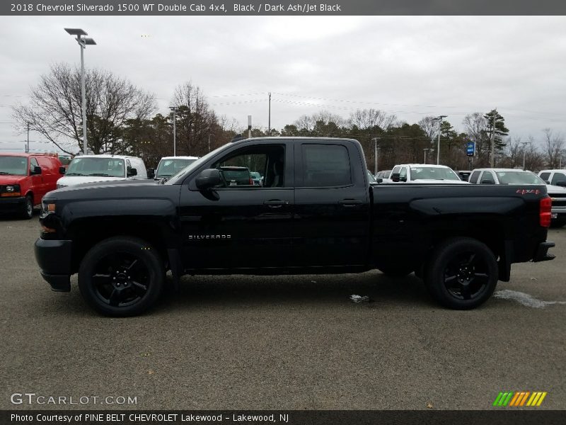 Black / Dark Ash/Jet Black 2018 Chevrolet Silverado 1500 WT Double Cab 4x4