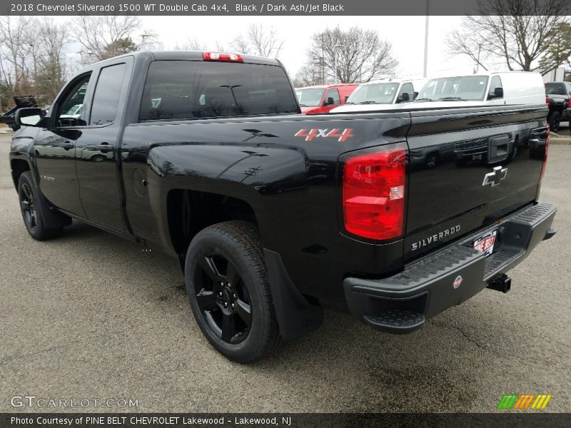 Black / Dark Ash/Jet Black 2018 Chevrolet Silverado 1500 WT Double Cab 4x4