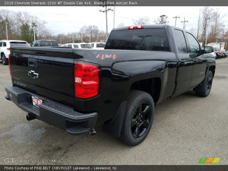 Black / Dark Ash/Jet Black 2018 Chevrolet Silverado 1500 WT Double Cab 4x4