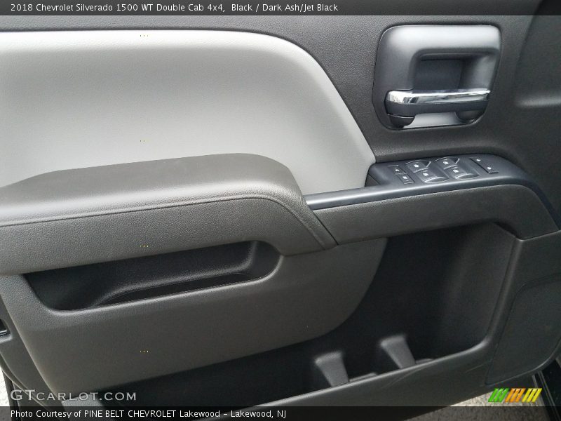 Black / Dark Ash/Jet Black 2018 Chevrolet Silverado 1500 WT Double Cab 4x4