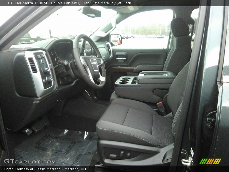 Dark Slate Metallic / Jet Black 2018 GMC Sierra 1500 SLE Double Cab 4WD