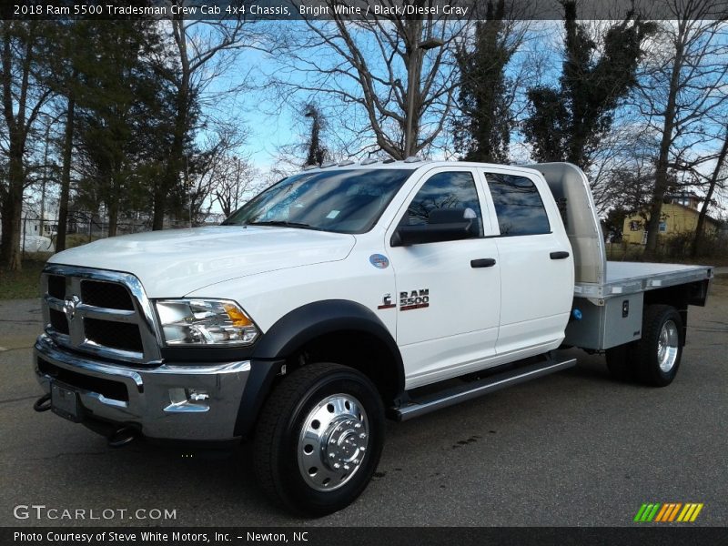 Bright White / Black/Diesel Gray 2018 Ram 5500 Tradesman Crew Cab 4x4 Chassis