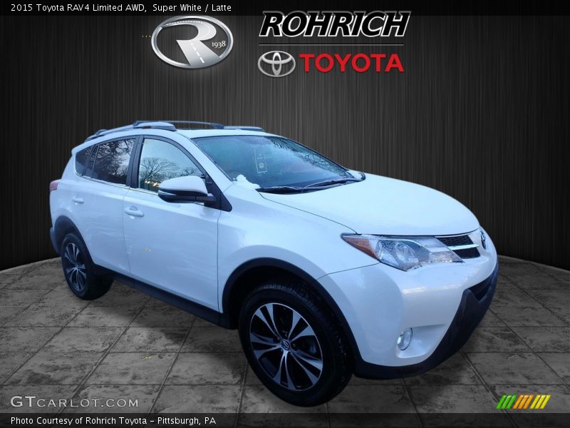 Super White / Latte 2015 Toyota RAV4 Limited AWD