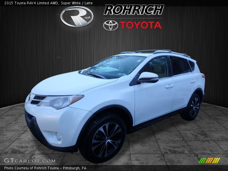 Super White / Latte 2015 Toyota RAV4 Limited AWD