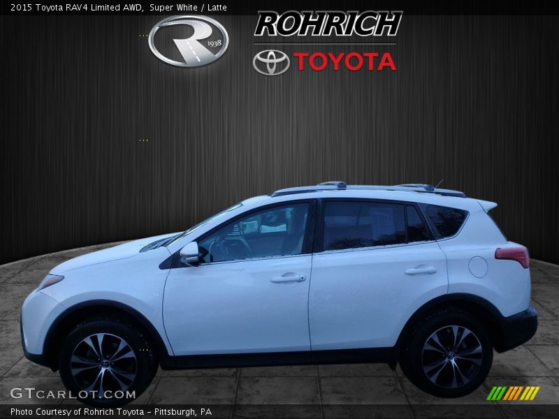 Super White / Latte 2015 Toyota RAV4 Limited AWD