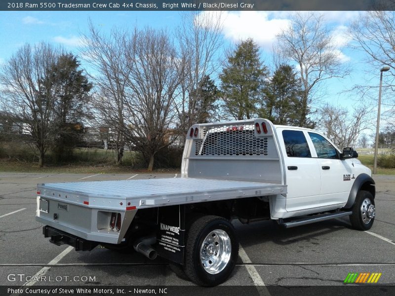 Bright White / Black/Diesel Gray 2018 Ram 5500 Tradesman Crew Cab 4x4 Chassis