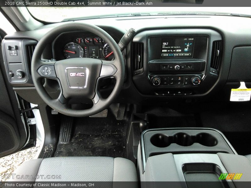 Summit White / Jet Black/­Dark Ash 2018 GMC Sierra 2500HD Double Cab 4x4