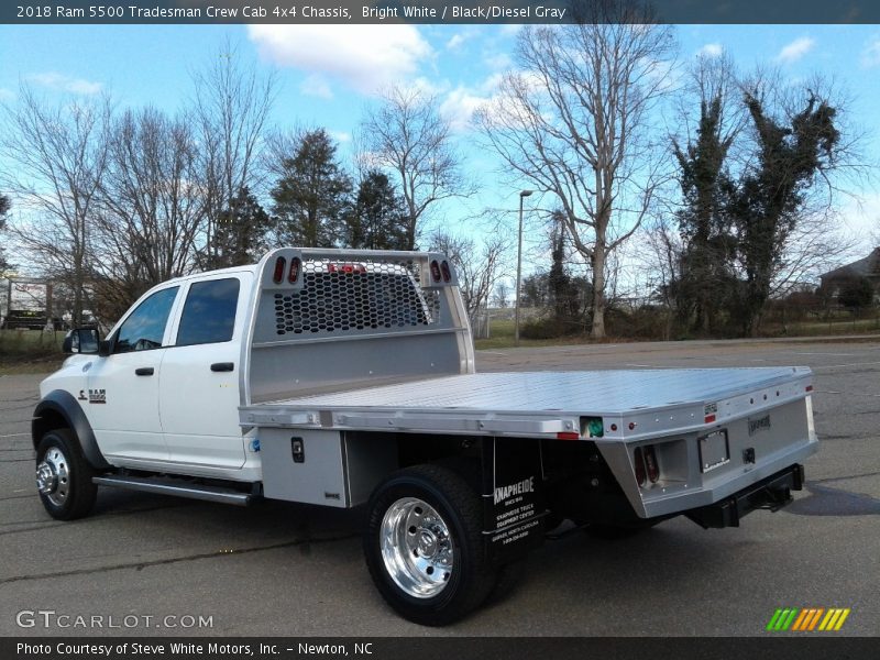 Bright White / Black/Diesel Gray 2018 Ram 5500 Tradesman Crew Cab 4x4 Chassis