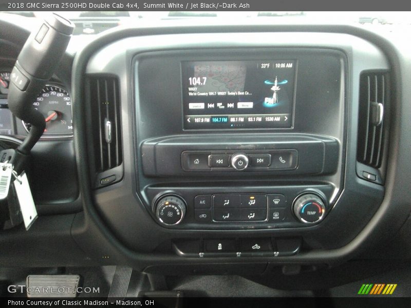 Summit White / Jet Black/­Dark Ash 2018 GMC Sierra 2500HD Double Cab 4x4
