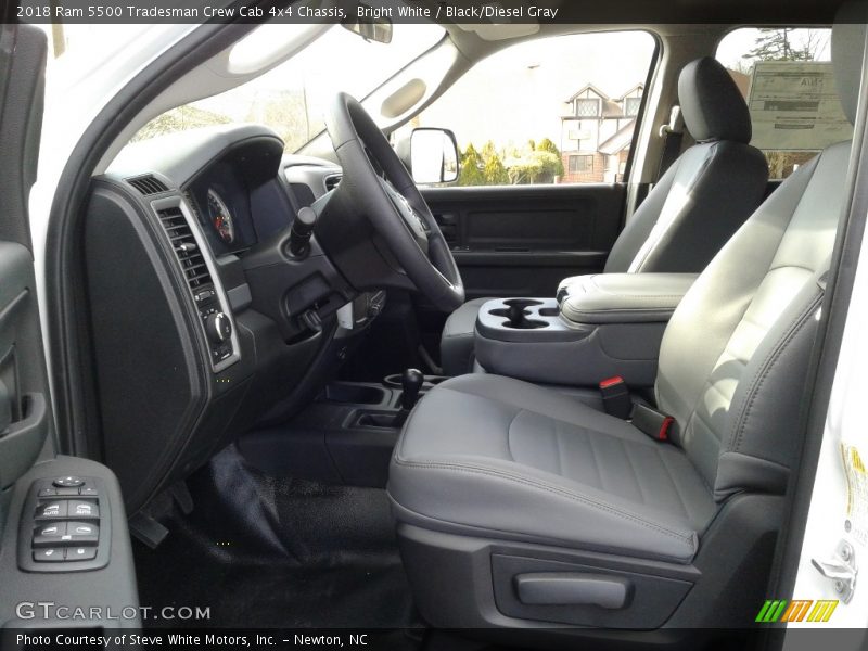 Bright White / Black/Diesel Gray 2018 Ram 5500 Tradesman Crew Cab 4x4 Chassis