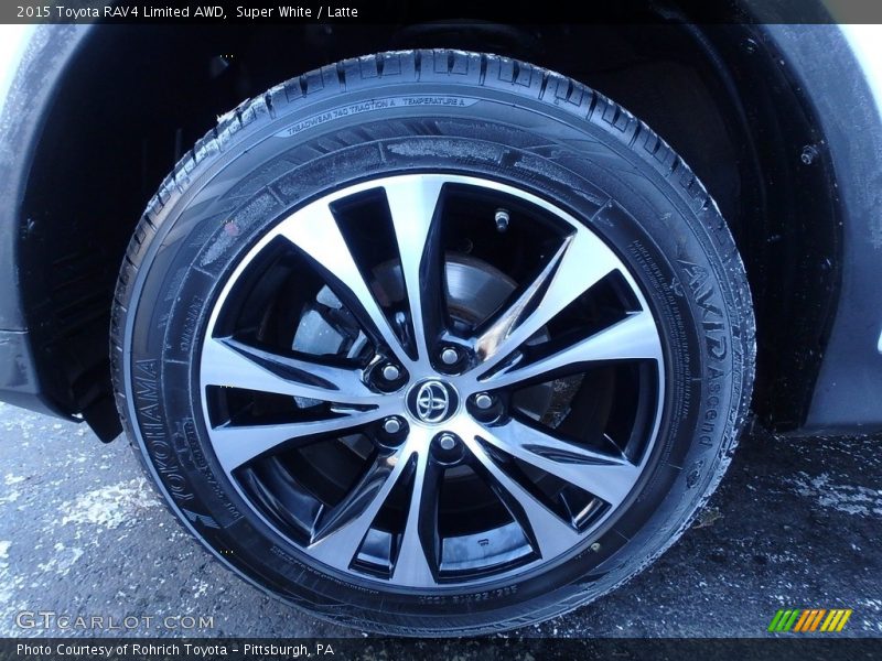 Super White / Latte 2015 Toyota RAV4 Limited AWD