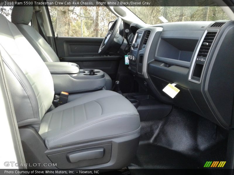 Bright White / Black/Diesel Gray 2018 Ram 5500 Tradesman Crew Cab 4x4 Chassis