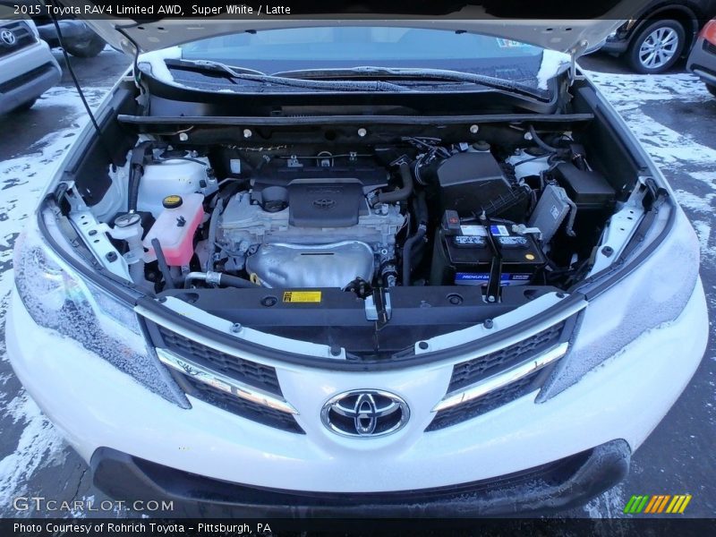 Super White / Latte 2015 Toyota RAV4 Limited AWD